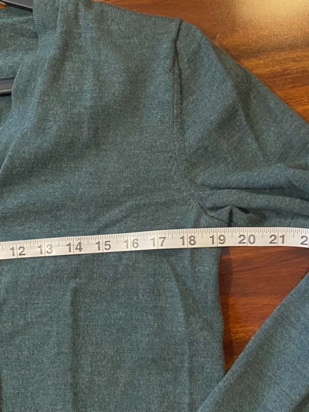 Banana Republic olive green Merino wool  Button-Front V-Neck Cardigan - Picture 4 of 7